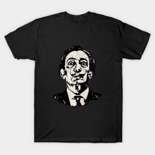 Salvador Dali Portrait Art T-Shirt